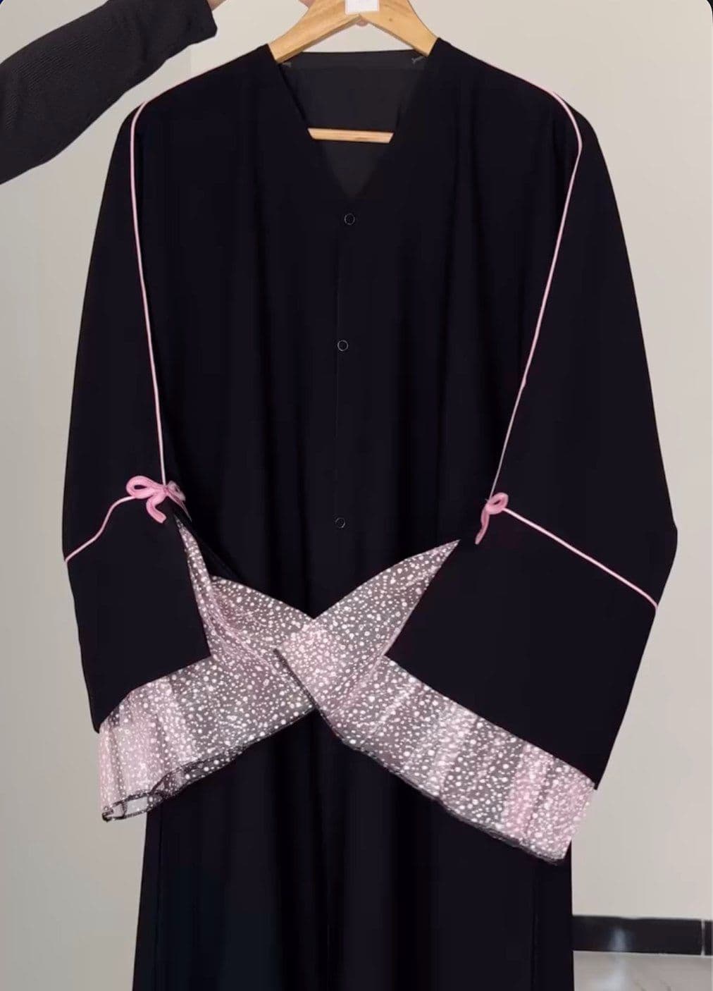 Dubai İpeği İkili Abaya Takımı